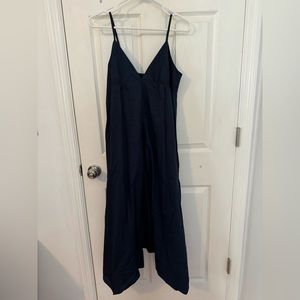 Jcrew navy dress.